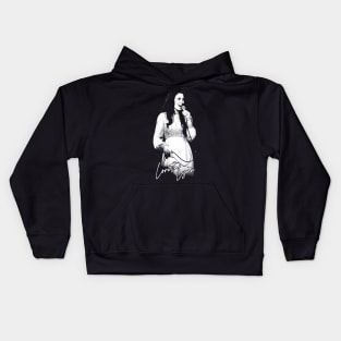 Loretta Lynn / 70s Style Country Fan Design Kids Hoodie